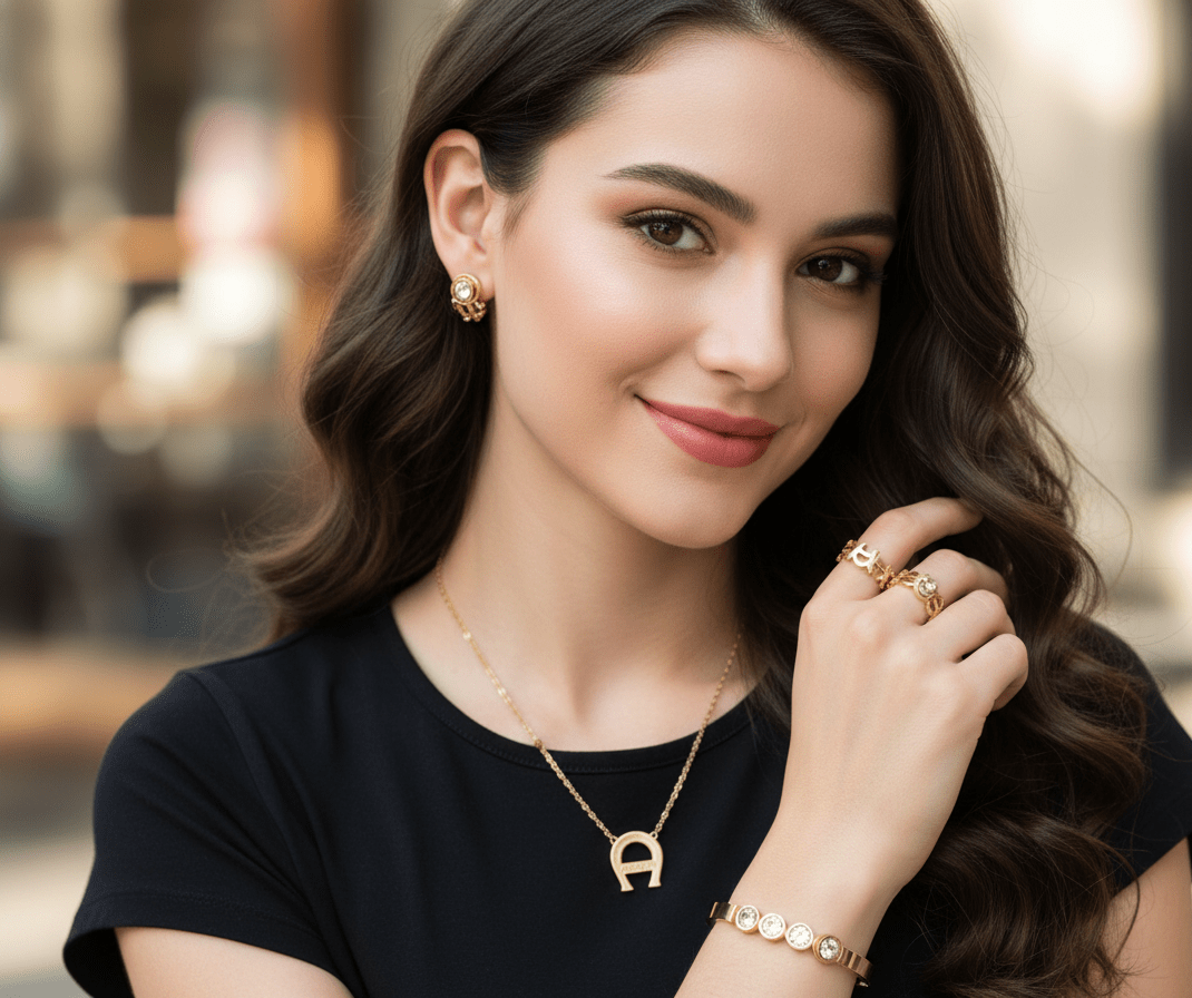 Horseshoe Design Jewelry Set